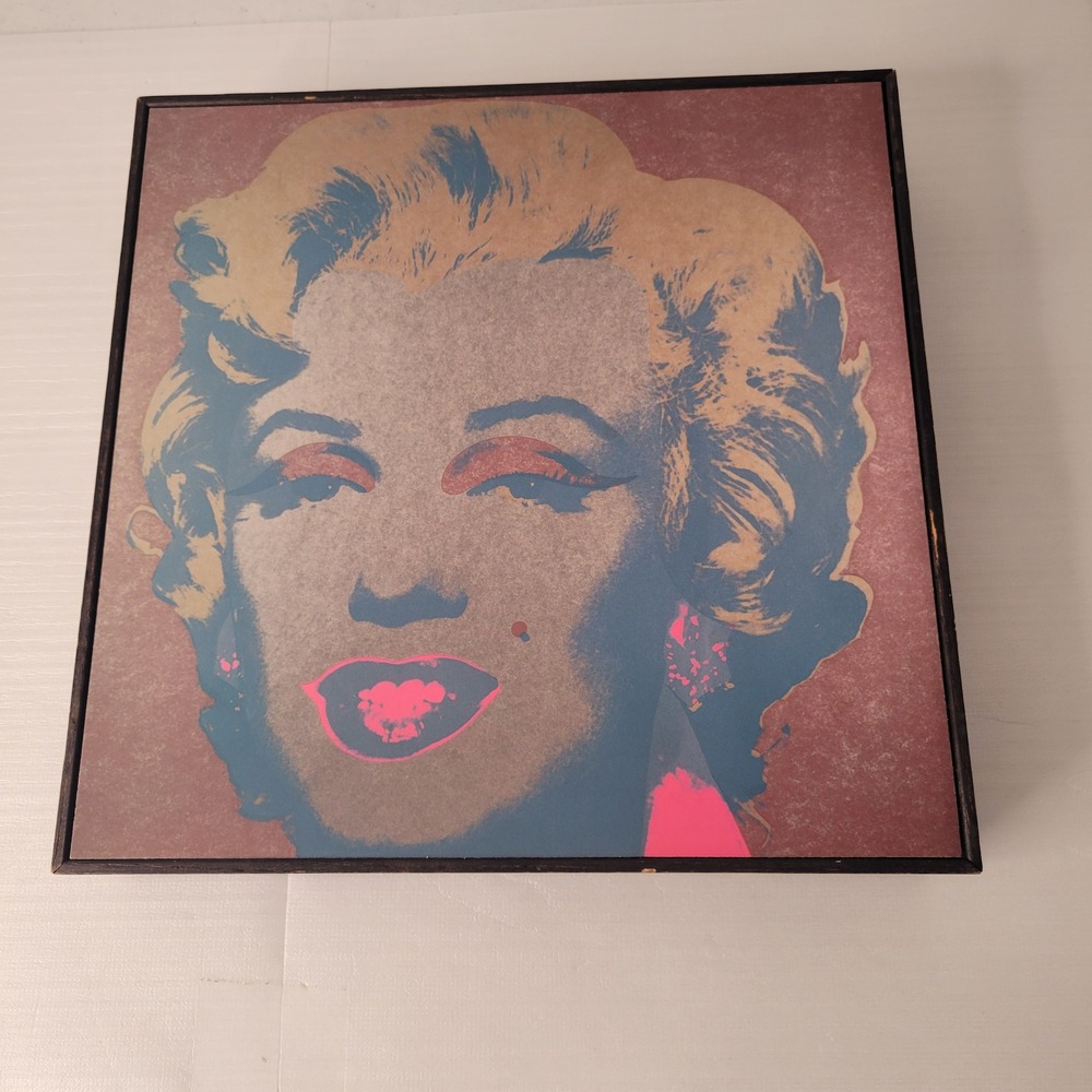 Andy Warhol Marilyn Monroe ArtBlox 10x10 Silver Pink Pop 1967 McGaw
Art Framed
